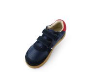 Bobux Kid+ Riley Navy + Red - Zapatos infantiles de piel con doble tira autoadherente - details 0