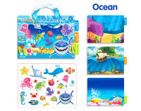 Juego De Rompecabezas Con Puzles De Princesa Y Animales Para Niños Juguetes Educativos Reutilizables Adhesivos Estáticos Regalo Para Fiesta De Cumpleaños - details 6