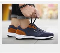 Zapatos De Hombre Impermeables Para Primavera Y Otoño Tenis De Cuero Deportivos Antideslizantes Suela De Goma Para Caminar Y Deporte - details 10
