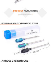 Cabeza De Pulido De Acero Tungsteno Para Quitar Cutículas Y Pretratamiento De Uñas Conjunto De Brocas Para Taladro - details 4
