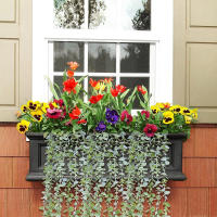 Vine De Eucalipto Artificial Colgante Para Decoración Interior Y Exterior De Hogar Bodas Fiestas DIY Planta De Polvo De Azúcar Verde - details 1