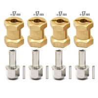 Adaptador De Rueda Hexagonal Para Coche RC 4pcs 12mm/15mm/17mm Aumenta El Eje Compatible Con TRX4 RC4WD D90 D110 Axial Scx10 90046 catRC - details 2