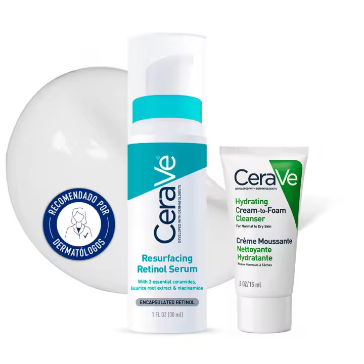 Cerave anti-mark retinol serum 30 ml + Regalo Cleansing Cream 15 ml - 1
