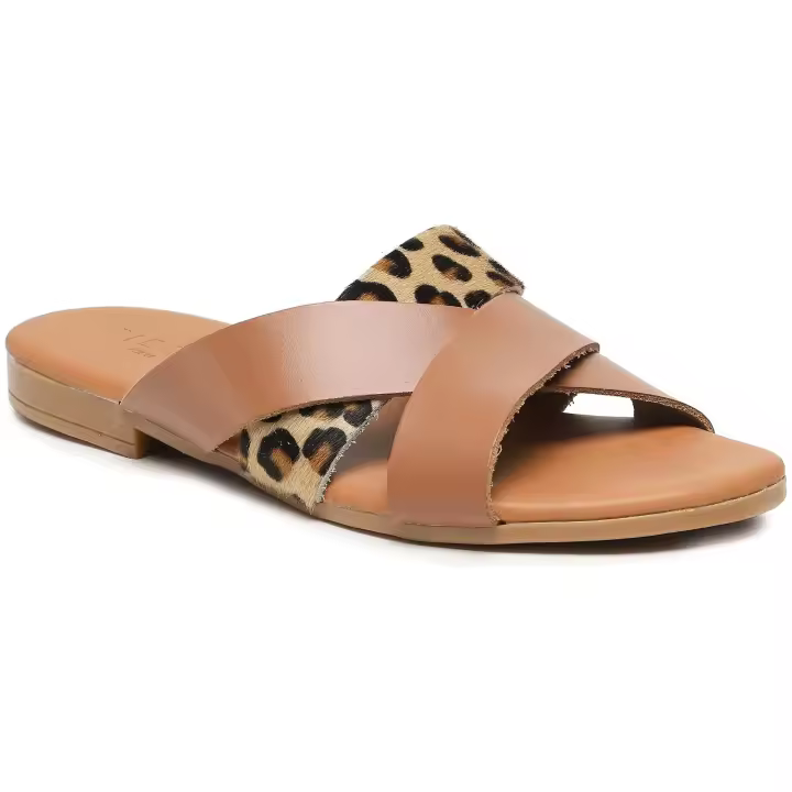Sandalias marca Pieces modelo 17103062 para mujer en color marrón - 1
