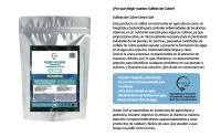 GREEN GOF Sulfato de Cobre cúprico CuSO, 5 Kg. Sal Soluble. Fungicida de Origen Natural. Abono para curar las carencias de cobre. Uso en Piscinas, Plantas y Cultivos. - details 1