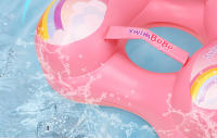 Anillo de natación para bebés, anillo de natación para niños, anillo para axilas, anillo para axilas arcoíris rosa - details 13