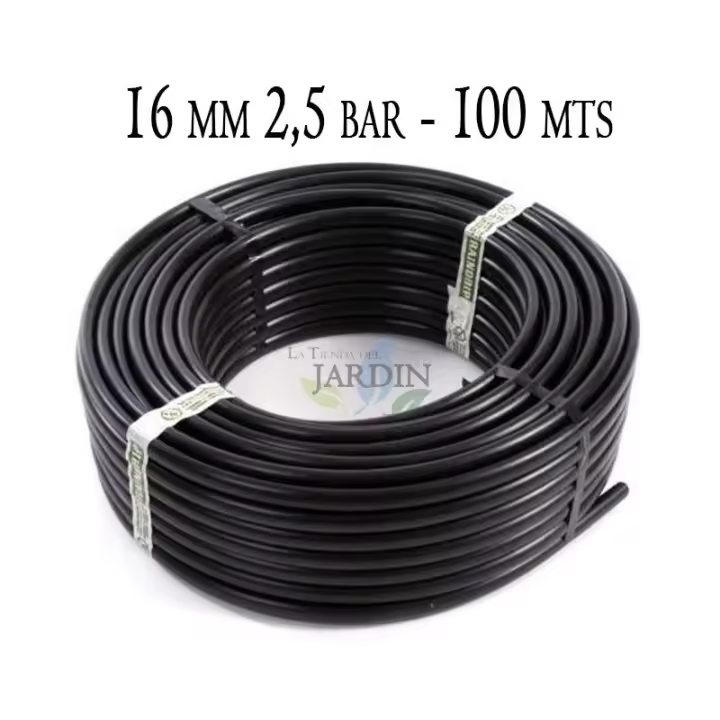 Suinga Tubería de Polietileno Agrícola 16mm para Riego por Goteo. 100 Metros - 1