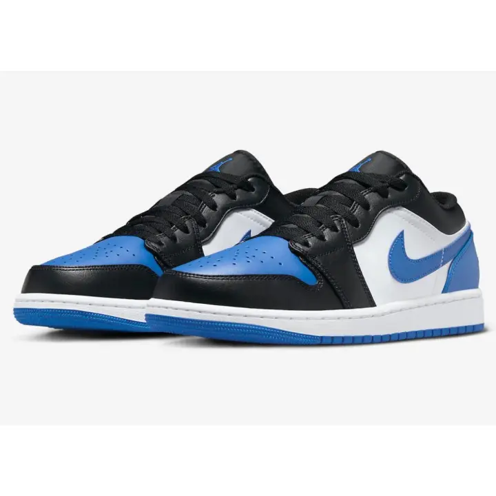 Las Air Jordan 1 Low aparecen en una combinación de colores "Royal Toe"553558-140 - 1