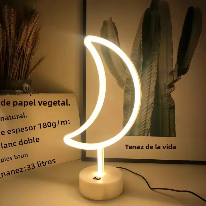 Luz Neón USB Forma De Flamingo Iluminación Decorativa Para Pared Luz Nocturna LED Para Bodas Dormitorio De Niños Y Bebés - 1