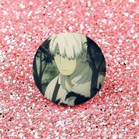 Pins De Anime Cartoon Mushishi Broche Redondo De Tinplate Para Accesorios De Bolso Regalos Souvenir Broche De Solapa - details 5