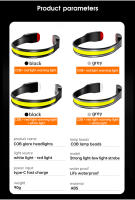 Linterna Frontal LED Recargable Para Lectura Luz De Cuello Impermeable Super Brillante COB Luz De Campamento Para Paseos Y Senderismo - details 9