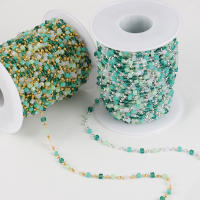 Cadena De Bohemia Con Bolas KC Oro Para Fabricación De Joyas DIY 1 Metro Material Metal Cobre Sin Químicos De Alta Importancia - details 9