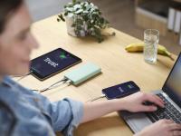 Batería Externa Móvil Trust Primo de 20,000 mAh - Carga Rápida USB-C/USB-A, 92 Horas de Carga Adicional - 3 Puertos  (2 USB-A, 1 USB-C), Materiales Reciclados - Ideal para Smartphones y Tablets - Diseño Compacto y Ligero - details 1