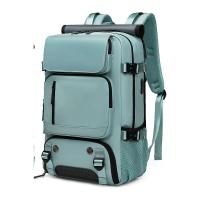 1pieza Mochila de senderismo para hombres y mujeres elegante mochila casual con compartimentos para zapatos y puertos de carga - Ligera, gran capacidad para acomodar una mochila para portátil de 17 pulgadas para ocio, campus, - details 0
