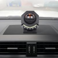 Compas De Coche Con Inclinómetro Y Pantalla Analógica Ajustable a 180 Grados Compaña Sférica Plegable Para Indicar Dirección - details 11
