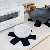 3pcs Almohadillas De Resguardo Térmico No Tejidas Para Cocina Antiadherentes Y Ecológicas Protección Para Ollas Tazas Y Platos - details 4