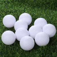 Bolas De Golf De Práctica 10 Pcs Blanco Suaves Para Interior Bola De Aire Verdadera Conformidad De Un Solo Pieza - details 4
