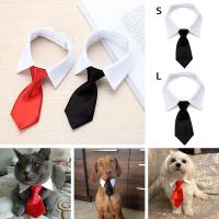 Corbata De Tuxedo Para Perros Y Gatos Negro Y Rojo Collar Formal Para Mascotas Accesorios Para Bodas Fiestas Y Vacaciones Regalo Adecuado Para Pequeños Y Medianos Perros Y Gatos - details 3