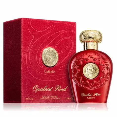 Opulent red lattafa 100ml eau de parfum - 1
