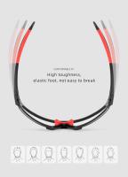 Gafas De Ciclismo ROCKBROS Ultralight Grandes Marco Fotocromáticas Protección UV400 Para Deportes Al Aire Libre Correr - details 5