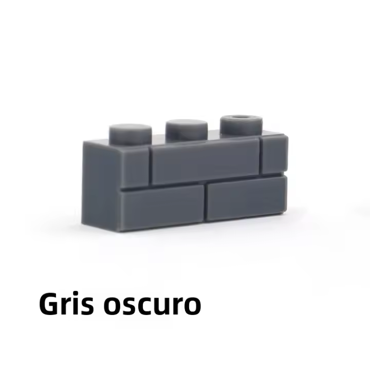Bloques De Construcción DIY 60pcs Muro Grueso Figuras Bloques 1x3 Puntos Educativos Creativos Compatibles Con Juguetes De Marca Para Niños - 1