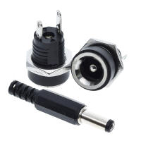 10PCS 5Pares Conector De Poder DC 2.1x5.5mm Plug Jack Femenino + Macho Adaptador De Conector De Poder DC-022B Para Computadora - details 5