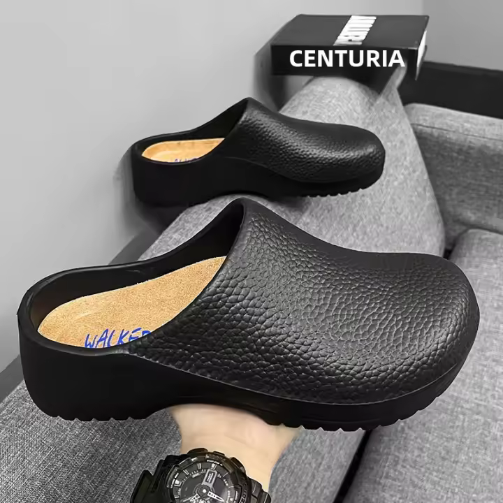 Zapatos De Cocina Impermeables Y Ligeros Para Chef Comodidad En Restaurante Hoteles Cocina Seguridad Suela Suave Antideslizante Sandalias - 1