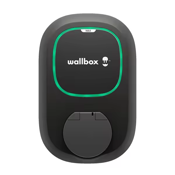 Wallbox Pulsar Max 7,4 kW – Cargador monofásico inteligente con socket tipo 2 (negro) - 1