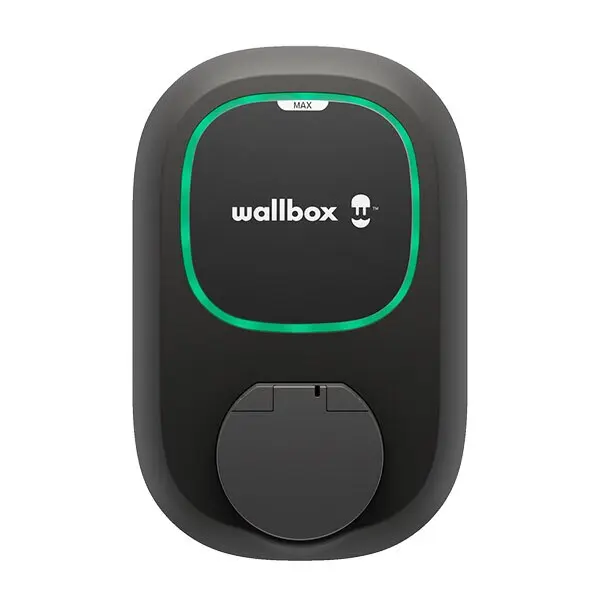 Wallbox Pulsar Max 7,4 kW – Cargador monofásico inteligente con socket tipo 2 (negro) - 1