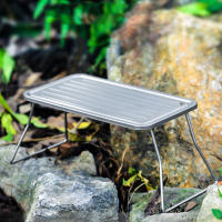 Tomshoo Grill De Camping Plegable Portátil Ultraligero De Titanio Mini Mesa Para Barbacoa Al Aire Libre Picnic Senderismo - details 5