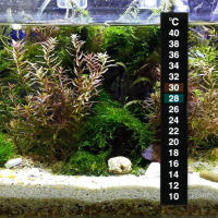 Termómetro Adhesivo Para Acuario Rango De Temperatura 10-40℃ Tamaño 13x1.8cm Peso 3g Etiqueta Termométrica Para Tanque De Peces - details 5