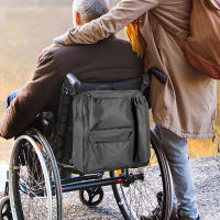 Bolsa De Almacenamiento Multifuncional Impermeable Para Silla De Ruedas Y Móvil Scooter Grande Bolsa De Transporte Para Discapacitados - details 3