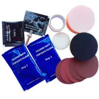 Ociodual Kit Profesional de Pulido Faros Autos Resturacion Lija Esponja Pulimento Reparacion Restauracion para Coche Automovil - details 2