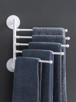 Estante De Almacenamiento Para Baño Con 3 O 6 Capas Rueda Giratoria Multifuncional Para Toallas Material De Poliéster - details 6