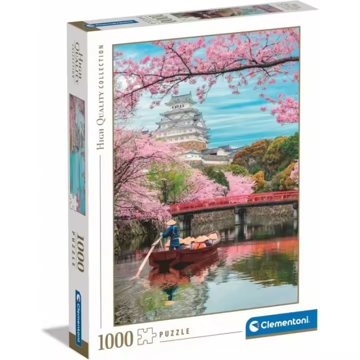 PUZZLE 1000 PIEZAS HIMEJI CASTLE IN SPRING DE CLEMENTONI - 1