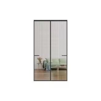 CA Mosquitera magnética negra para puerta 90x210 cm, antiinsectos, apta para espacios interiores y exteriores - 1