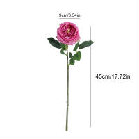 Rosa Artificial De Seda Para Decoración De Bodas Y Fiestas Toque Realista Decoración De Hogar Y Boda Flor Artificial De Rosa - details 4