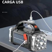Linterna LED Solar De 5000mAh COB Farol De Trabajo Luz De Camping Impermeable Portátil Con Carga USB Y Como Power Bank - details 3