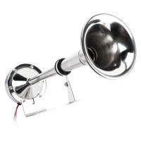 Bocina De Aire Para Barco 12V Acero Inoxidable Pulido Bocina Eléctrica Alta Potencia Sirena Única Para Barco Camión Caravana - details 1