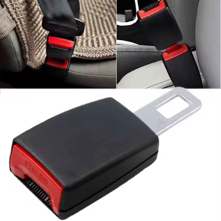 Extensor De Cinturón De Seguridad Para Coche 1Pc Cubierta De Cinturón De Asiento Con Extensión Y Clip De Cierre Accesorio De Coche Negro Beige Gris - 1