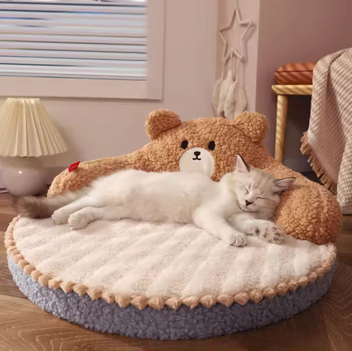 HOOPET Almohadilla De Gato Duradera Para Pequeños Y Medianos Perros Cama De Descanso Para Gatos Con Suelo Retráctil Suministros Para Mascotas - 1