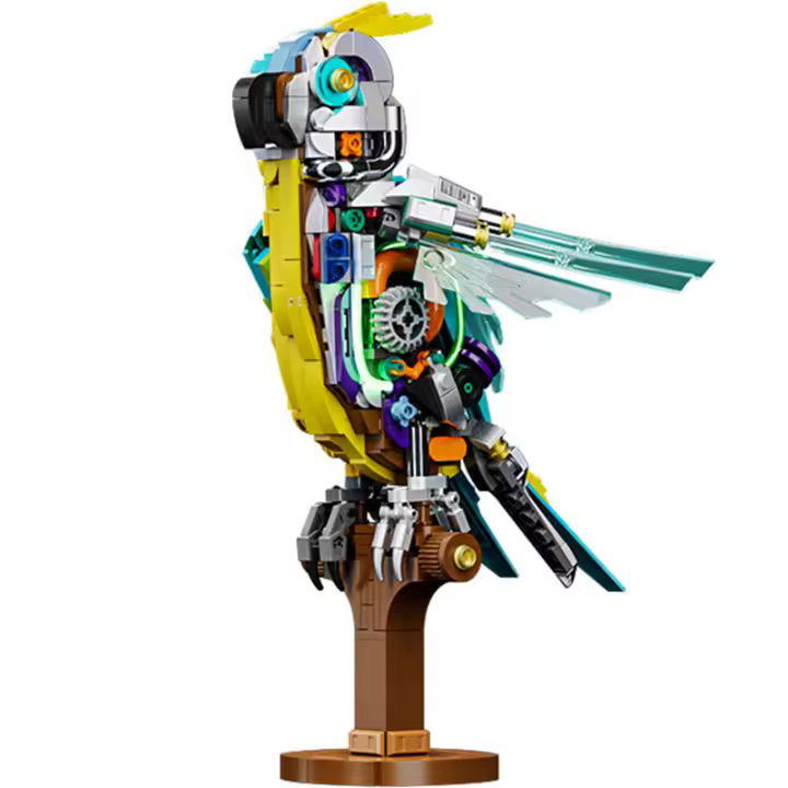 Bloques De Construcción MOC Semi Mecánicos Exóticos Papagayo Tropical Versátiles Para Creatividad Animal Ciudad Clásicos De Modelos De Bloques De Ladrillos Kits De Ideas Para Niños Y Adultos - 1