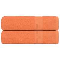 vidaXL Toallas de baño 2 uds 100x150 cm 360 gsm 100% algodón en color Marrón/Verde/Gris y más - details 6