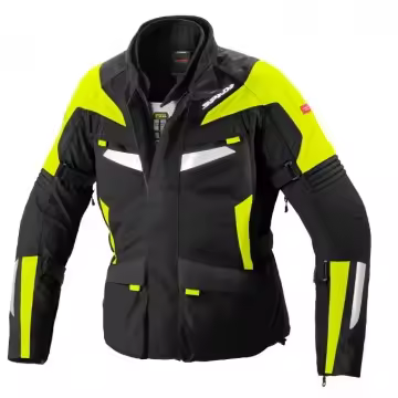 Chaqueta Spidi Alpentrophy H2OUT Black Yellow - 1