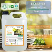 BIOCENTER - Lavavajillas a mano ecológico - Limón, Menta, Eucalipto - garrafa Ecofriendly de 5 Kg - details 0
