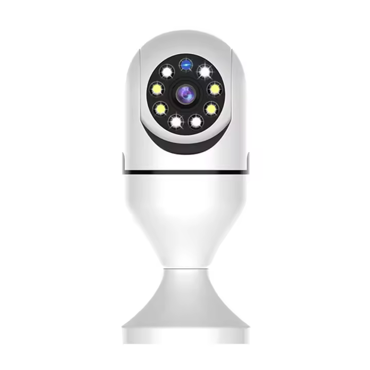 Cámara Inteligente HD 1080P E27 Bombilla WIFI Con Visión Nocturna Audio Bidireccional Seguimiento Humano Para Seguridad Doméstica Y Exterior - 1
