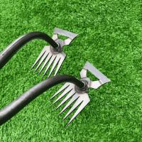 Shovel Rastrillo De Jardín 2-en-1 Con 5/6/11 Dientes Herramienta Manual Para Rañadura Y Jardinería Desbrozadora De Tierra - details 7