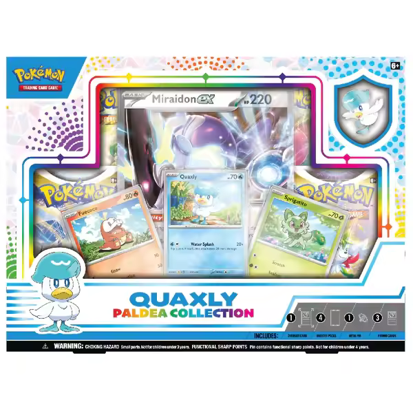 Caja Paldea - Quaxly - Español - Cartas Pokemon Originales Tcg - 1
