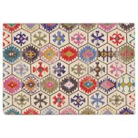 vidaXL Alfombra lavable antideslizante 160x230 cm Color Beige y dorado,  Antracita,  Gris y mas Alfombras de área  Alfombra de Piso para Sala de Estar Dormitorio Habitación Salón - details 6
