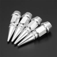 Juego De 4 Tapones De Válvula De Neumáticos Estilo Cabeza De Bala Antirrobo Para Coche Moto Y Bicicleta Material De Aluminio - details 9
